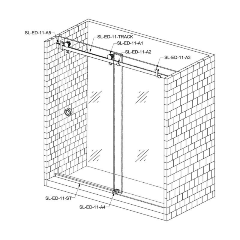 Sliding Door System - Shower Cubicles and Internal Doors - Image 7