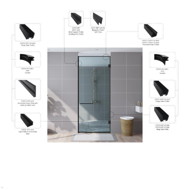 Outliner -Shower Enclosures - Wall-to-Glass - Image 2