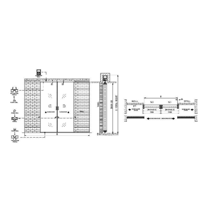 Slim Frame Bi-Parting Automatic Sliding System - Image 3